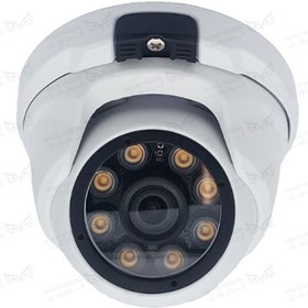 تصویر دوربین دام IP فلزی 6 مگاپیکسل با لنز 3.6 استارلایت شب رنگی 