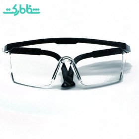 تصویر عینک ایمنی فریم مشکی 