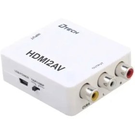 تصویر تبدیل HDMI به AV (سه فیش) برند Dtech 