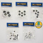 تصویر چشم عروسک متحرک – 5 بسته در 5 سایز 