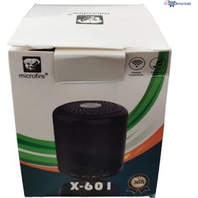 تصویر اسپیکر بلوتوثی قابل حمل میکروفایر مدل X-601 X-601 portable speaker