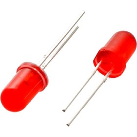 تصویر LED قرمز 5mm بسته 10 تایی 