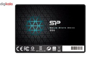 تصویر هارد اس اس دی اینترنال سیلیکون پاور مدل Slim S55 ظرفیت 960 گیگابایت ا Silicon Power Slim S55 SATA3.0 Internal SSD - 960GB Silicon Power Slim S55 SATA3.0 Internal SSD - 960GB