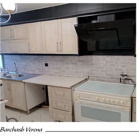 تصویر برچسب کابینت طرح سنگ آجری عرض 60 - 8223 