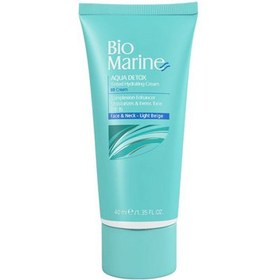 تصویر کرم رطوبت رسان رنگی بژ روشن بایومارین Aqua Detox Tinted Hydrating Cream Bio Marine 