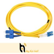تصویر پچ کورد 2 متری فیبرنوری داپلکس نگزنس SC-LC 
