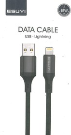 تصویر کابل فست شارژ یو اس بی به لایتنینگ 15وات 1 متری Lightning Charging Cable 15w 1m