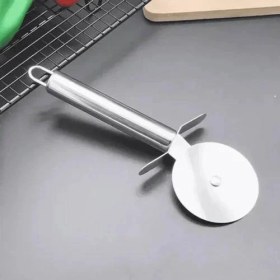 تصویر پیتزا بر دسته استیل 