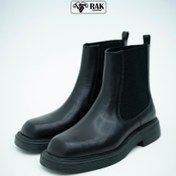 تصویر نیم بوت چرم کلاسیک زنانه بغل کش دار کد 6952 