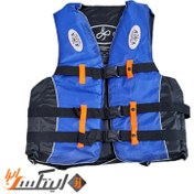 تصویر جلیقه نجات بزرگسال خارجی فومی آبی life vest blue