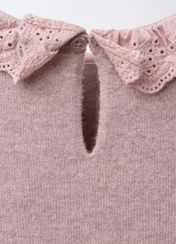 تصویر ژاکت خال‌دار یقه بچگانه و شلوار تنگ د از برند زارا (بچه گانه) 