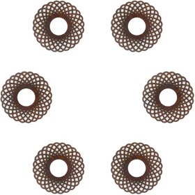 تصویر زیر لیوانی طرح اسلیمی گرد 6 عددی کد R131 