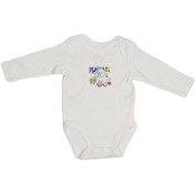 تصویر بادی آستین بلند H and M با طرح هاپو و توپ 