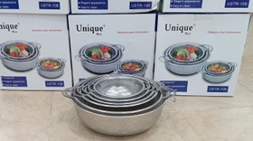 تصویر آبکش 6 تکه یونیک مدل UM205 Unic 6-piece Colander Set, Model UM205