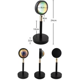 تصویر چراغ پروژکتوری غروب خورشید LED | Sunset Lamp نلکا 