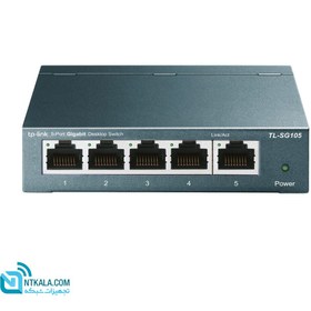 تصویر سوییچ گیگابیتی 5 پورت دسکتاپ تی پی-لینک مدل TL-SG105 TP-Link TL-SG105 5-Port Gigabit Desktop Switch