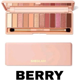 تصویر پالت سایه چشم ۱۲ رنگ بری مدل Berry 