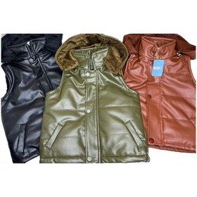 تصویر پافر چرم بچگانه 