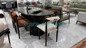 تصویر میزوصندلی غذاخوری مدل لارنس Lawrence model dining table and chairs