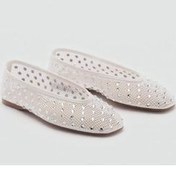 تصویر بابیت زنانه کفش های خالص دقیق سنگ MANGO 