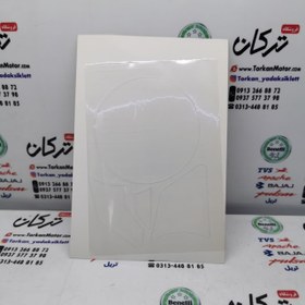 تصویر نانو گلس ( محافظ ) روی شیشه کیلومتر موتور NS 150 ، 200 ان اس و RS ار اس ( شفاف ) 