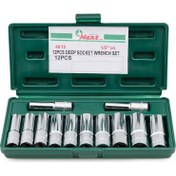 تصویر ست بکس بلند ۱۲ پارچه هنس مدل 4612MB درایو 1/2 