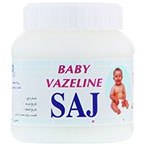 تصویر وازلین اطفال سفید 100میل ساج Saj Baby Vaselina White 100ml