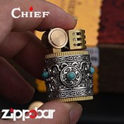 تصویر فندک بنزینی چیف مینی سایز-Chief Mini Lighter 