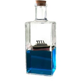 تصویر کشتی معلق دکوراتیو مدل بطری تایتانیک 