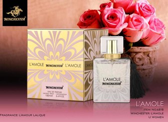 تصویر ادکلن لالیک لامور وینچستر حجم 100 میل 