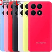 تصویر کاور (قاب) سیلیکونی گوشی موبایل آنر مدل Honor X8a (محافظ لنز دار) Silicone case for Honor X8a