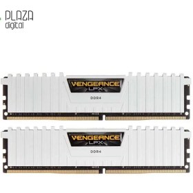 تصویر رم دسکتاپ DDR4 دو کاناله 3200 مگاهرتز کورسیر CL16 مدل Vengeance LPX White ظرفیت 32 گیگابایت 