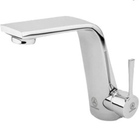 تصویر ست شیرآلات قهرمان مدل الماس دسته ارکیده Ghahraman Bath Faucet Chrome Almas Model