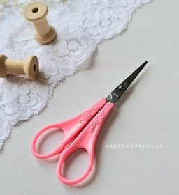 تصویر قیچی اقتصادی مخصوص کارهای هنری صورتی 