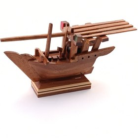 تصویر کشتی مینیاتوری صیادی L02 Miniature fishing boat L02