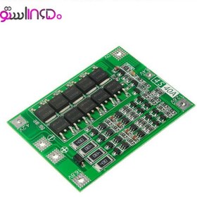 تصویر ماژول شارژ باتری لیتیوم-یون 4 سل 40 آمپر - 16.8 ولت BMS module 4s - 40A - 16.8V