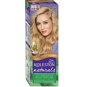 تصویر رنگ موی کولستون ناتورالز 11/7 بلوند وانیلی برند wella Koleston Naturals Hair Color 11/7 Vanilla Blonde