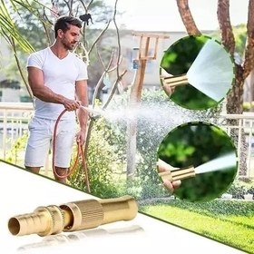 تصویر کارواش سر شلنگی آبپاش تمام برنجیی 