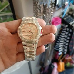 تصویر ساعت فول نگین برند پتک فیلیپ patek philippe 