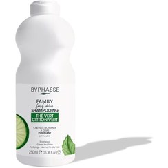 تصویر شامپو خانواده GREEN TEA & LIME بایفاس مناسب موهای معمولی تا چرب BYPHASSE® Family Fresh Délice Shampoo Normal To Oily Hair, 750m