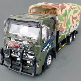 تصویر کامیون ارتشی اسباب بازی درج آیتم 9966 تک و عمده 
