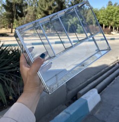 تصویر جعبه پذیرایی شیشه ای ساده 