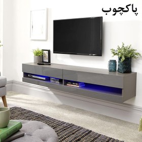 تصویر میز تلویزیون دیواری مدل Light TV 