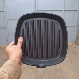 تصویر ماهیتابه گریل چدنی 