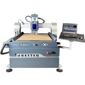 تصویر سی ان سی (CNC) مدل K90 Pro با قابلیت نصب لیزر و محور چهارم 