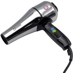 تصویر سشوار حرفه ای دسینی مدل KD-2828 Dessini Professional Hair Dryer Model KD-2828, 2000W, AC Motor, 2 Speed & Temperature Settings, Ion Technology, Includes Concentrator