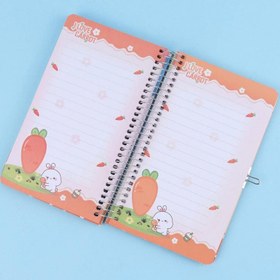 تصویر دفتر خاطرات سیمی 150 برگ طرح فانتزی سویل کد 702 Sevil Diary Notebook