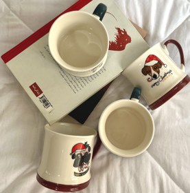 تصویر ماگ سگ کریسمسی 