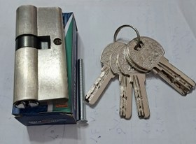 تصویر سیلندر ۷ سانتی رایدر پرو اصل با ۵ کلید و مغزی برنجی RAIDER PRO