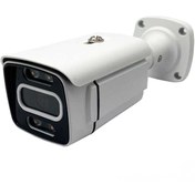 تصویر دوربین مداربسته بالت 5 مگ AHD مدل 4653 لنز 10081 YTOT دید در شب رنگی میکروفن دار 